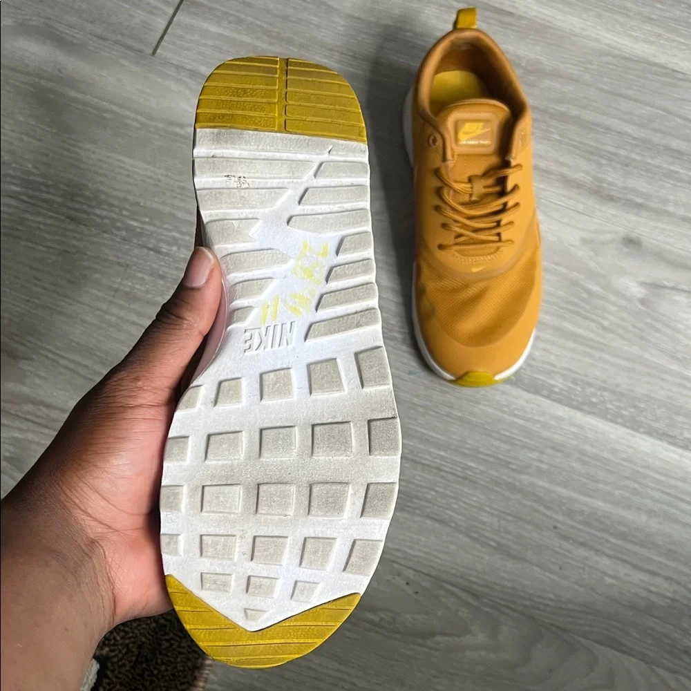 Nike Air Max Thea Mustard Yellow Sneakers